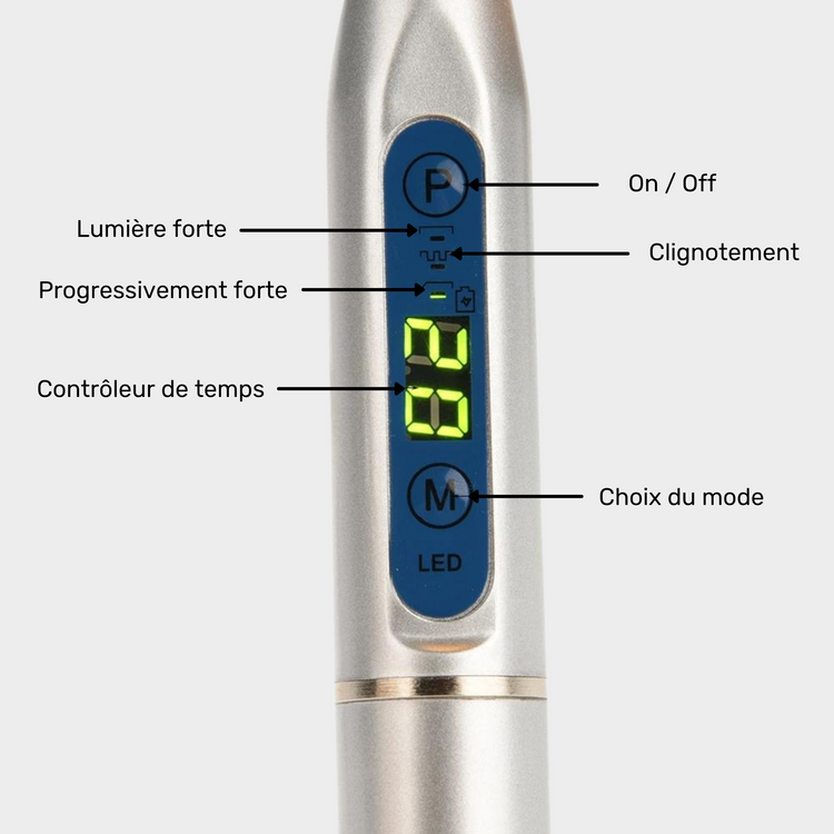 Lampe LED sans fil - À photopolymériser - 7 coloris