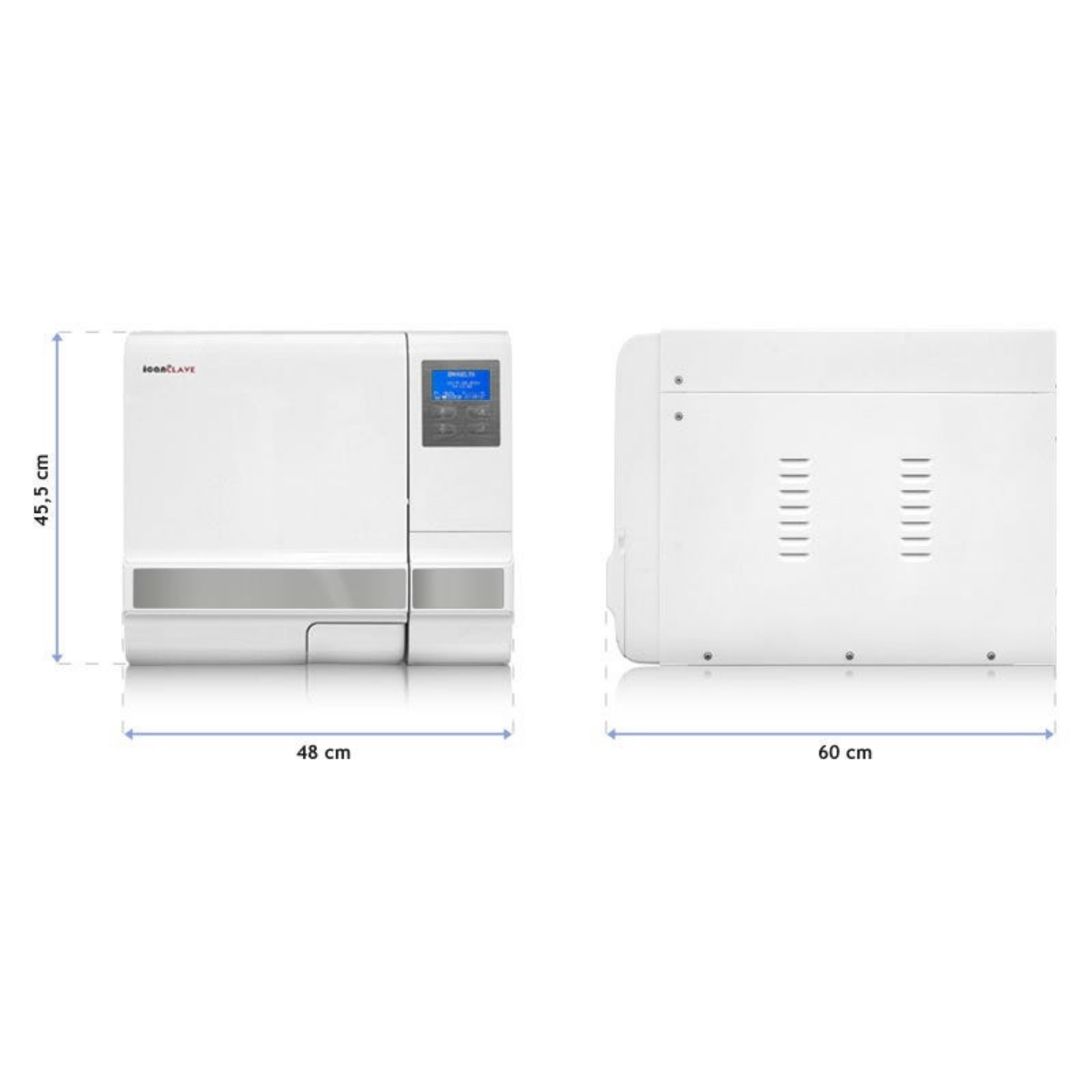 Autoclave 18 Litres Classe B avec USB Blanc