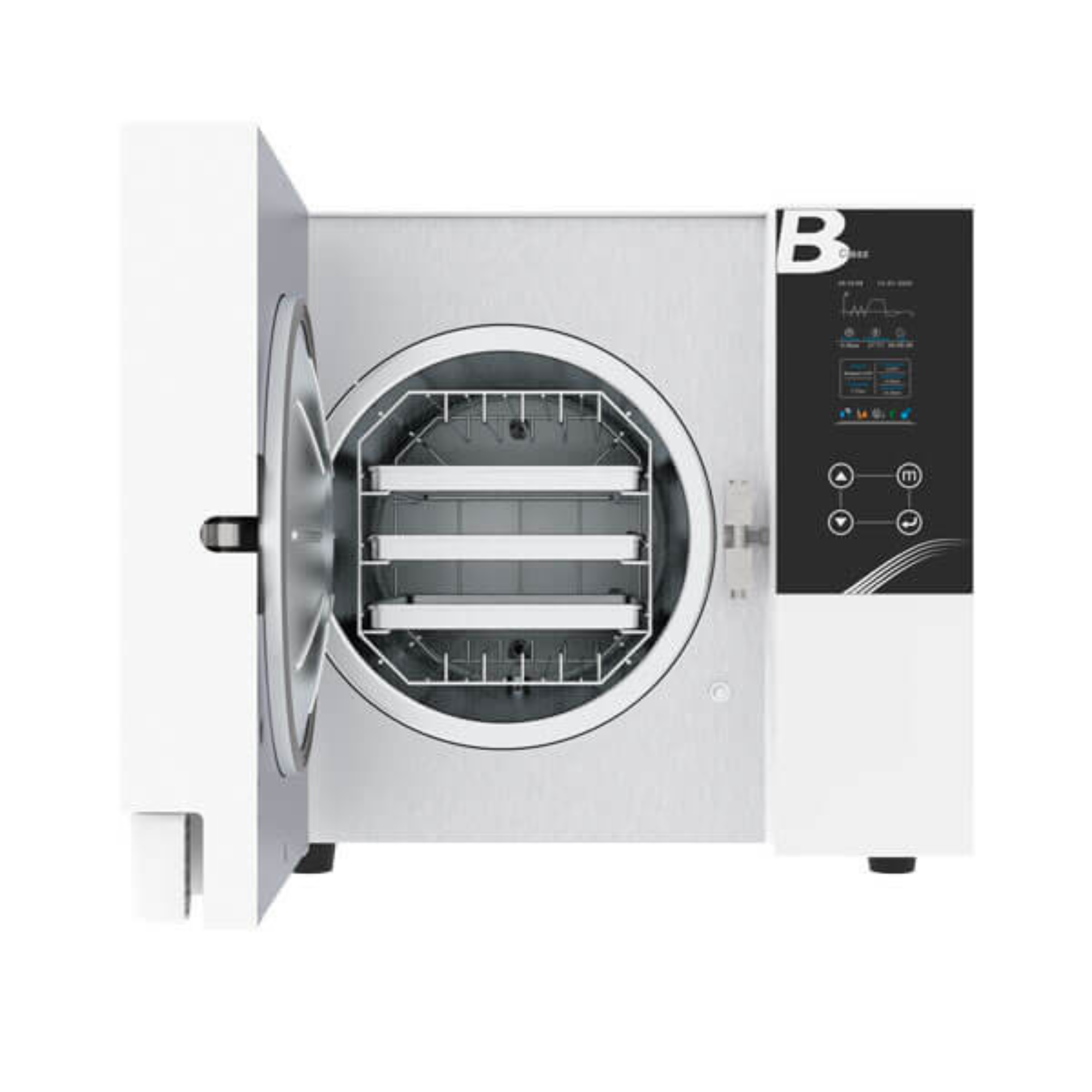 Autoclave Blanc 18 Litres Classe B avec USB et imprimante intégrée